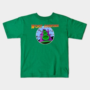 WORST ADVENTURERS Purple Tentacle Kids T-Shirt